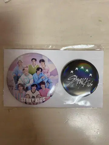 Stray Kids 캔뱃지 2개 세트 S 클래스 좌석 혜택