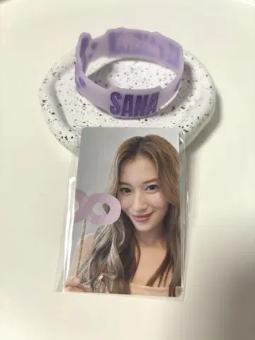 TWICE SANA 사나 러버 밴드 트레이딩 카드