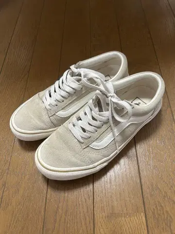 Vans 베이지 스웨이드 스니커즈 23.0cm