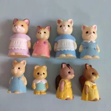 실바니아 작은 인형 세트 캡슐 컬렉션 미니어처