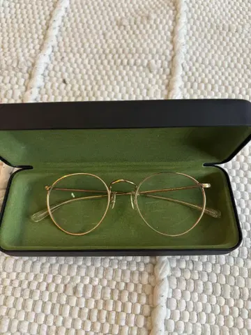 60s Algha 웍스 12kt 라운드 안경