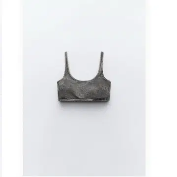 자라 ZARA 데님 뷔스티에 새상품 XS