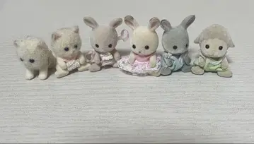 실바니안 패밀리 인형 6개 세트
