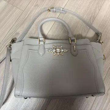SAMANTHA VEGA 숄더 핸드백 비쥬 모티브 토트 그레이