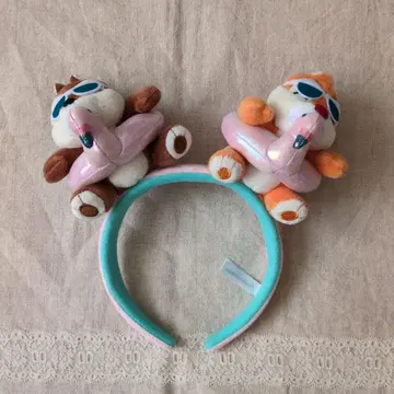 디즈니 칩과 데일 머리띠 써니 써니 썸머 플라밍고