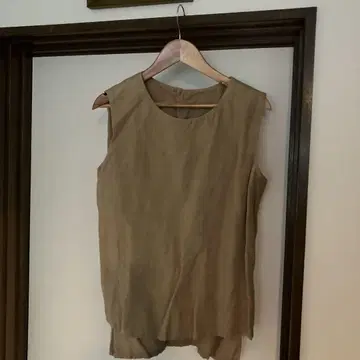 evam eva 린넨 슬리브리스 티셔츠
