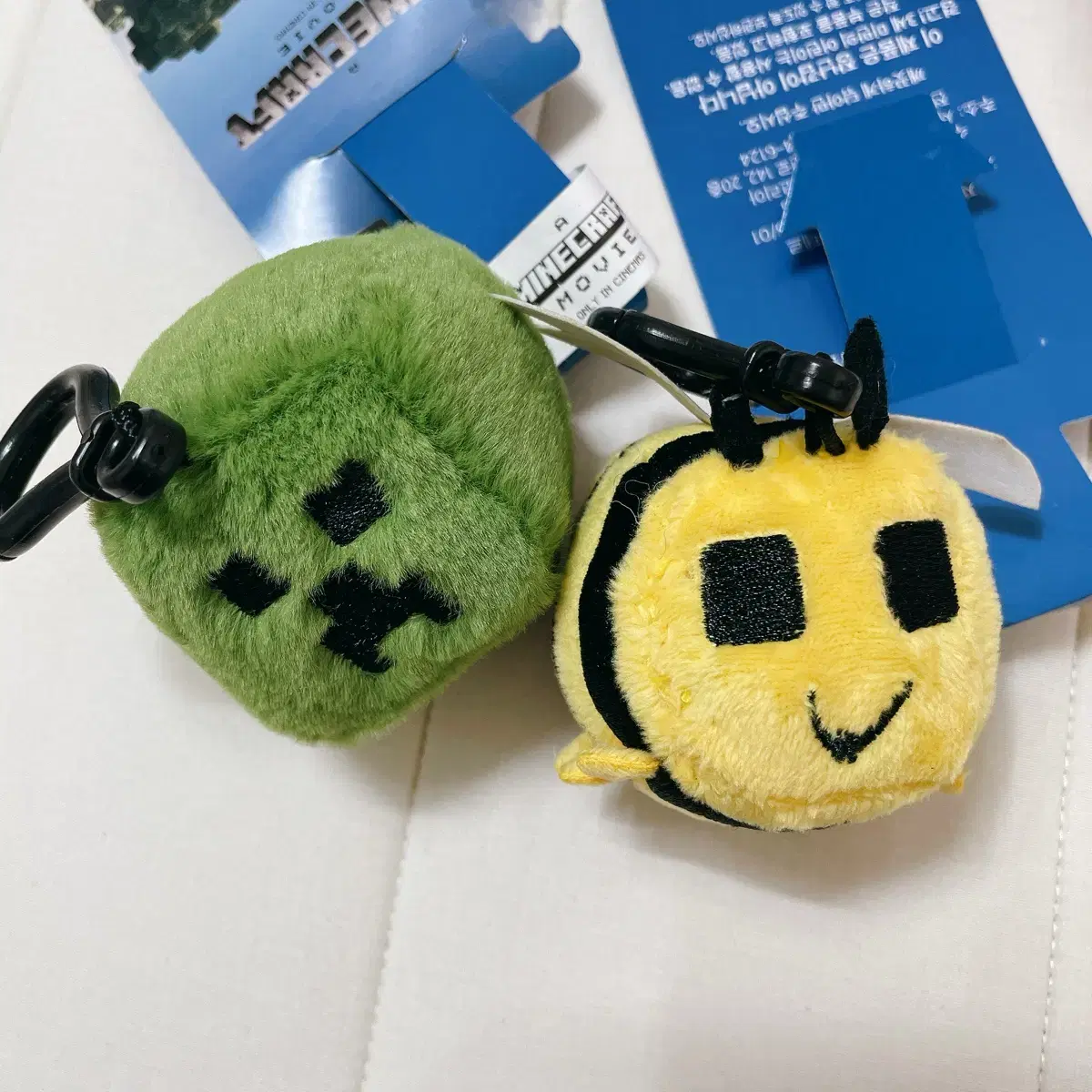 Minecraft Creeper Bumblebee Doll Key Ring Set on Bunjang Global