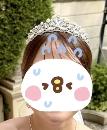 브라이덜 티아라 펄 디자인