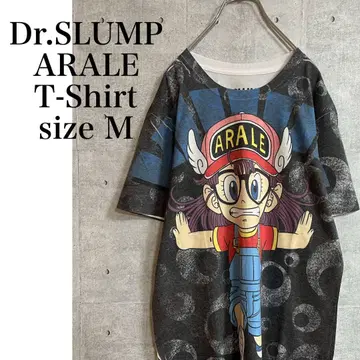 Dr.SLUMP ARALE 빅 프린트 티셔츠 블루 사이즈 M