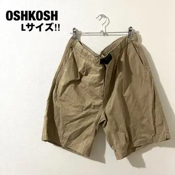 OshKosh 빅 사이즈 L 남성용 하프 팬츠 베이지 코튼 100%