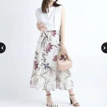 마이 스트라다 플라워 스커트 롱 스커트