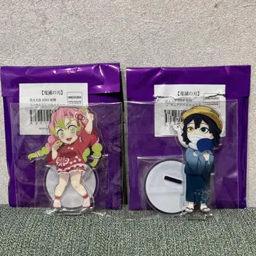 귀멸의 칼날 ufotable 카페 불꽃축제 아크릴 스탠드 이쿠로 칸로지