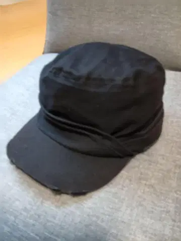 마우지 MOUSSY 데미지 가공 캡 여성용 블랙 사이즈 M