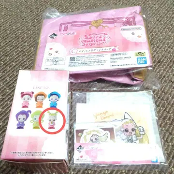 오자마녀 도레미 제일복권 런치백 D상 하나짱 스티커 세트
