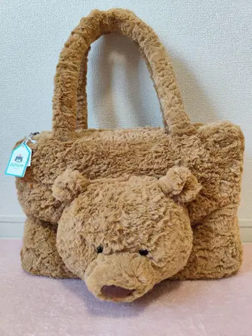 JELLY CAT 테테 애용 곰 Bear 토트백