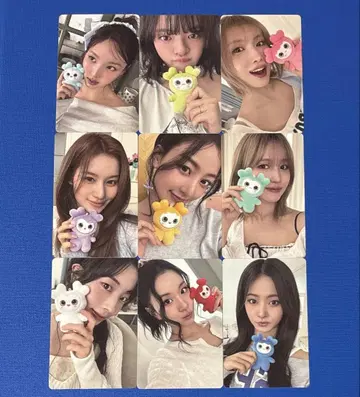 TWICE once 5기 국내 팬클럽 가입 혜택 트레이딩 카드 9장 컴프