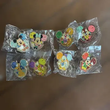 도쿄 디즈니씨 공 게임 핀 배지 5주년 8개 세트!