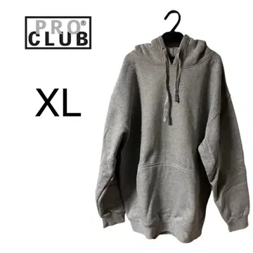 PROCLUB 프로 클럽 후드티 남성용 XL 그레이 헤비 웨이트