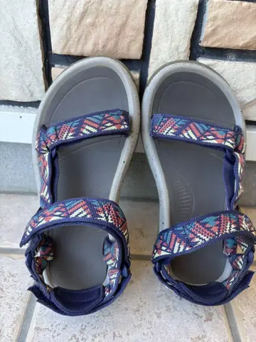 Teva 스포츠 샌들 네이비 멀티 컬러