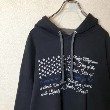 THIN BLUE LINE USA 블랙 후드티 2XL