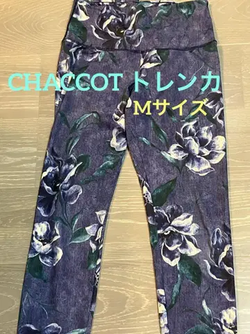 Chacott 꽃무늬 고리 레깅스 M 사이즈
