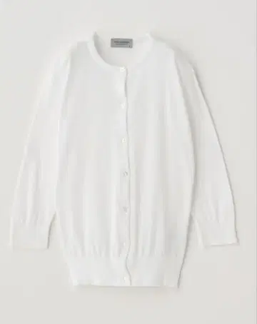 JOHN SMEDLEY 면 100 가디건 7부 소매
