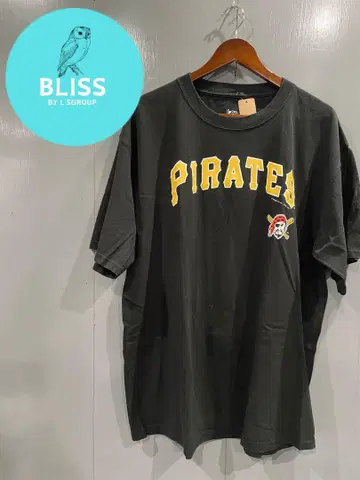 구제 의류 Lee SPORT MLB 피츠버그 파이리츠 팀 로고 티셔츠