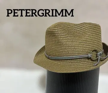 PETER GRIMM 스트로우 햇 중절모 내추럴