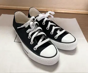 CONVERSE 블랙 로우 컷 스니커즈