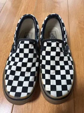 Vans 체커 패턴 슬립온