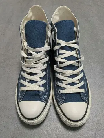 CONVERSE ALL STAR 블루 하이컷 스니커즈