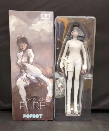 ThreeA 톰로우킹 레이디 샬 퓨어 화이트 버전