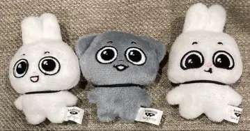 Kkamung&Angto 봉제 인형 마스코트 3종 세트