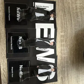 NEWS 아크릴 스탠드 3개 세트