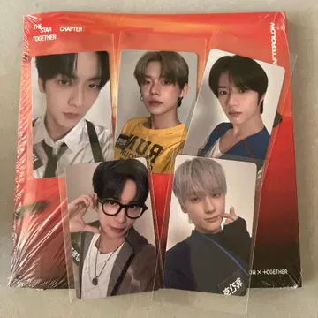 TXT TOGETHER 유니버셜 라키드로 5장 세트 CD 포함!