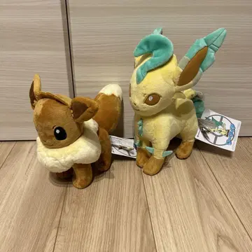 포켓몬 센터 이브이 리프 피아 봉제 인형 세트