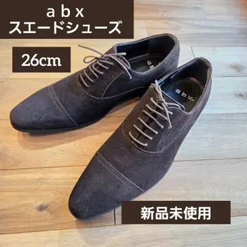 abx 스웨이드 신발 26cm 드레스 슈즈 브라운 미사용 새상품