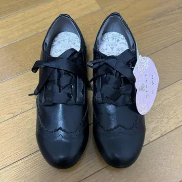 아오키 미사코 NINA'S 콜라보 브라운 매니쉬 신발