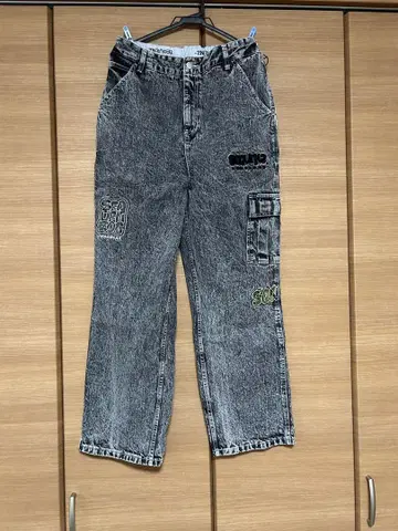 SEQUENZ 그래피티 카고 팬츠
