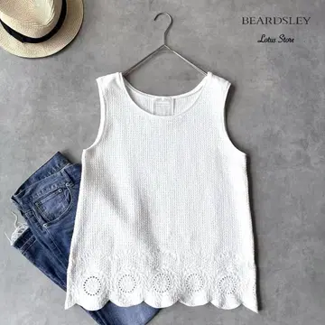 BEARDSLEY(비어즐리) 자수 탱크탑