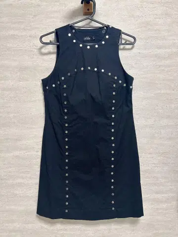 KATE SPADE SATURDAY 블랙 슬리브리스 미니 원피스