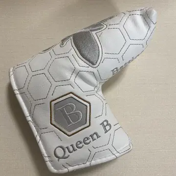 베티나르디 Queen B 퍼터용 골프헤드커버 화이트