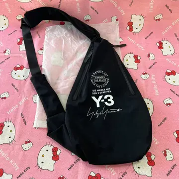 Y-3 블랙 숄더백