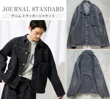 JOURNAL STANDARD 데님 트래커 자켓 M 블랙
