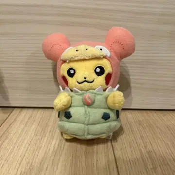 포켓몬 센터 봉제 인형 마스코트 메가 야드란의 판초를 입은 피카츄
