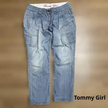 Tommy Girl 라이트 블루 카고 팬츠