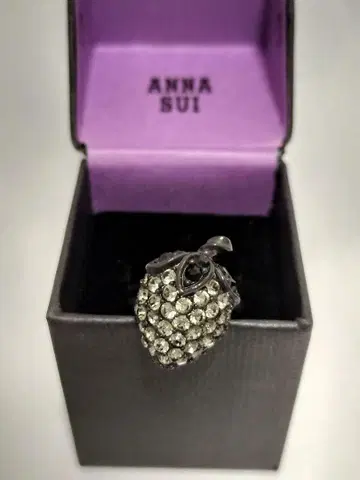 ANNA SUI 안나수이 각인 블랙 링 12.5호