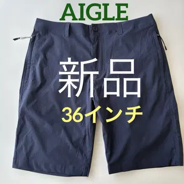 z275 새상품 AIGLE 에글 숏팬츠 36인치 스트레치 네이비 컬러