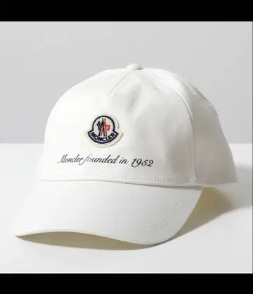 Moncler 야구 모자 화이트