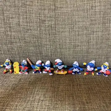 스머프 피규어 세트 스포츠 한정 세트